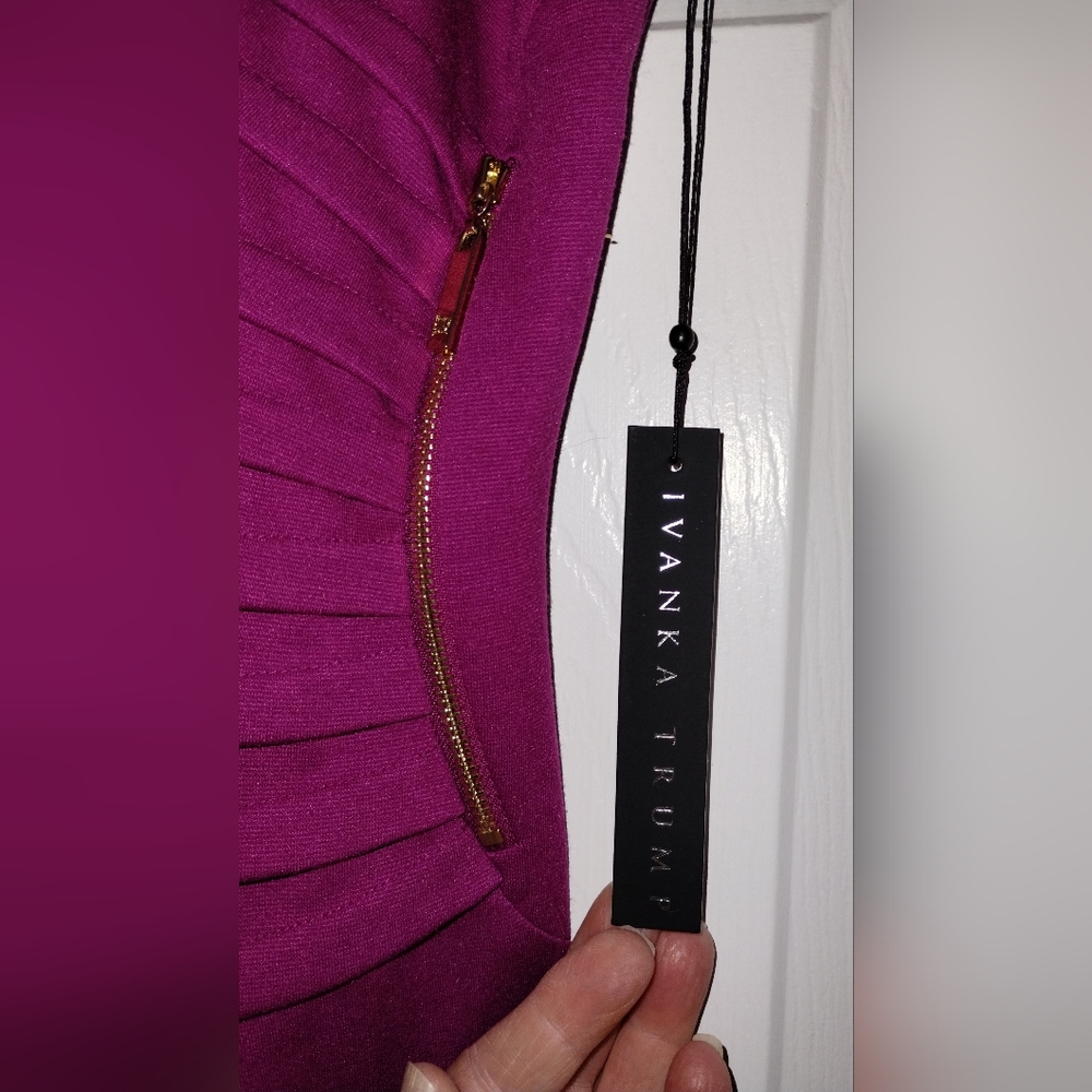Ivanka Trump Fuchsia Midi Dress - Picture 3 of 8